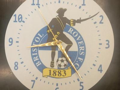 Bristol Rovers FC wall clock