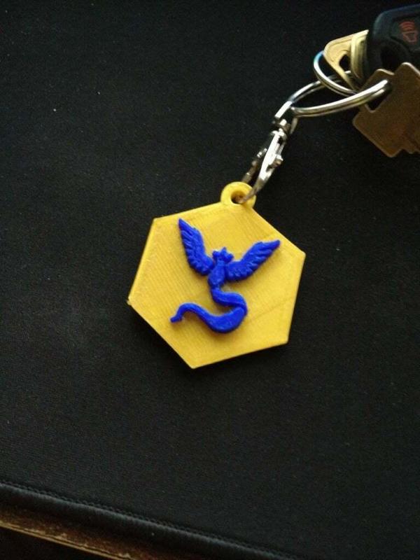 My team mystic keychain