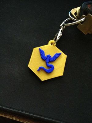 My team mystic keychain