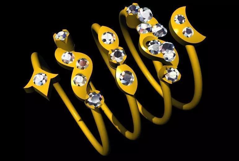 Spiral ring 3dm file