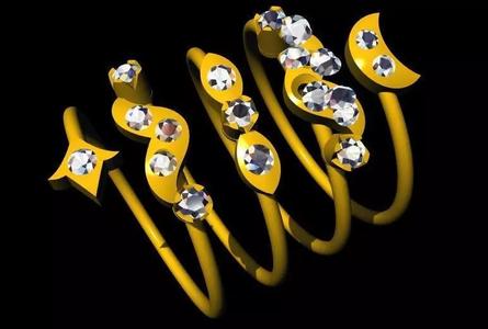 Spiral ring 3dm file