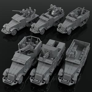 American halftracks 1:100