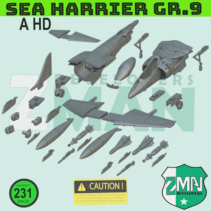 BRITISH AEROSPACE HARRIER II (GR.9) V3 (2 IN 1)