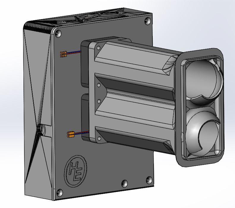 Prusa Einsy Case for enclosure with active cooling