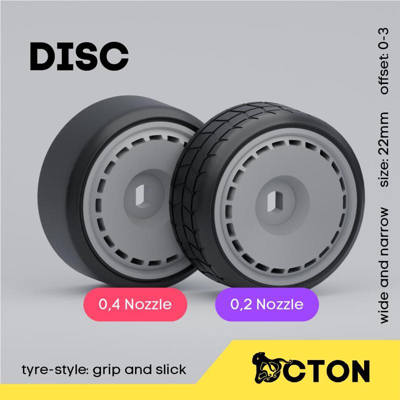 Disc - 22mm Wheel - Multi-offset