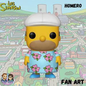 Homer Fat funko art - The simpsons
