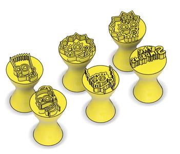 Simpsons Stamps - 3D Model - 🍩✨
