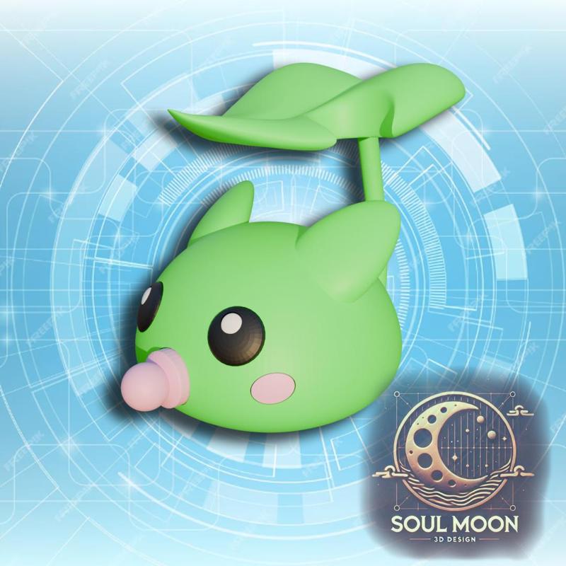 Leafmon - Collectible Baby Digimon Figure