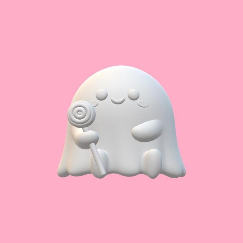 Cute Ghost Baby – Adorable 3D Printable Character