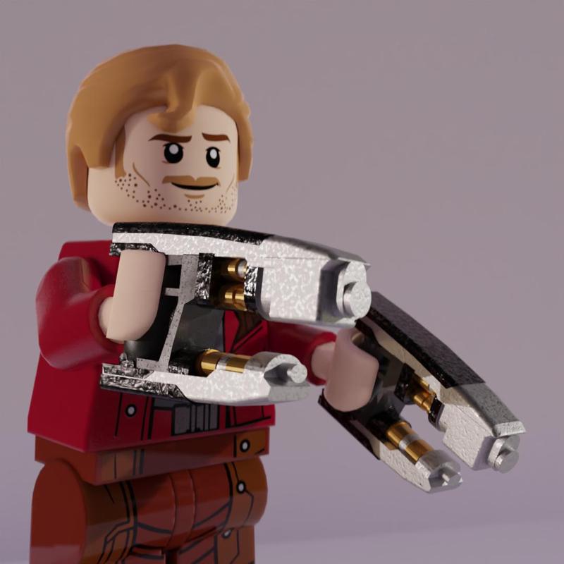 Minifig Star Lord Blaster