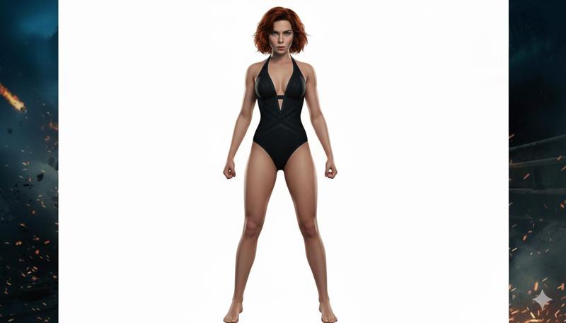 black widow - V1 black widow - natasha - figure
