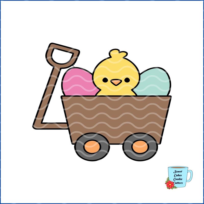 Wagon Cookie Cutter - Easter - Animal - 8 STL Cookie cutter files Cookie Cutter - Easter - Animal - 8 STL Cookie cutter files