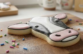 Cow Head Cookie Cutter – 3.75" to 4" STL File - Clay Tool