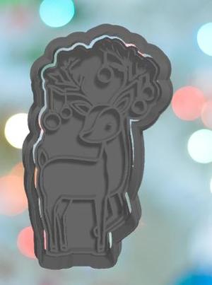 Christmas Reindeer Cookie Cutter