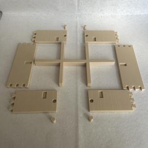 wood crate for bottles or cans for 3D printing imitation wood