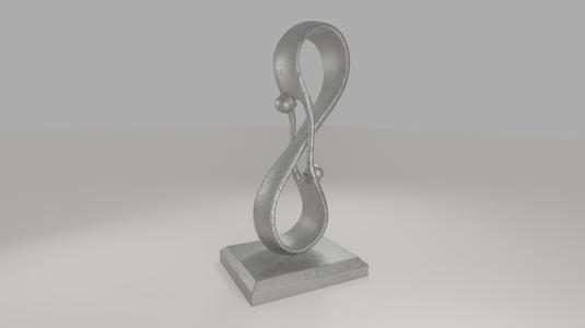 Modern Infinity Symbol Decor – 3D Print