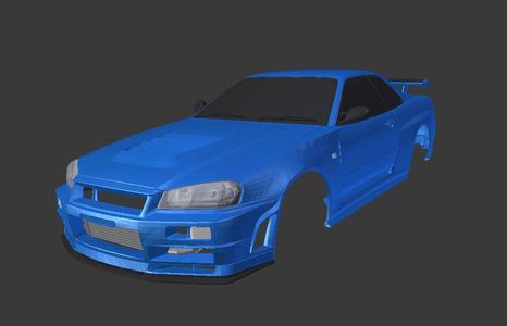 Nissan Skyline GTR R34 S-Tune 1:10