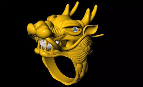 UNIQUE DRAGON RING