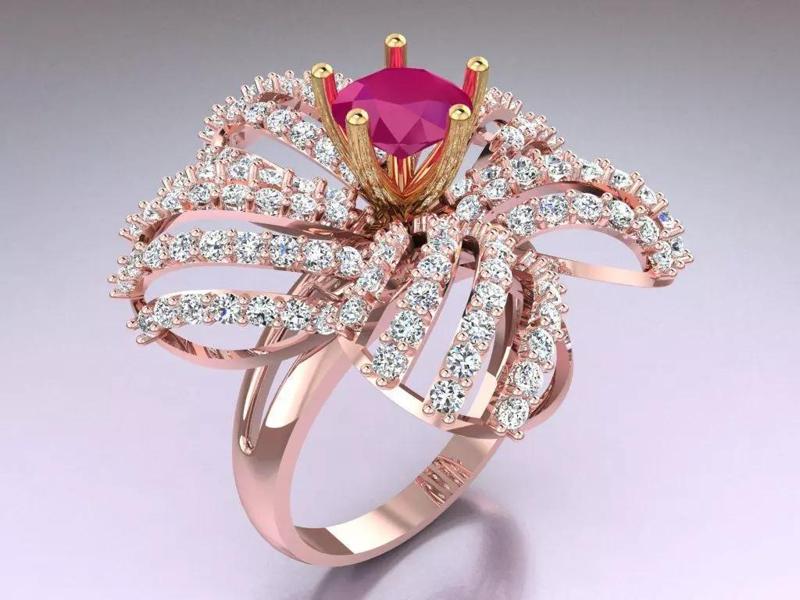 Flower Rings - Womens Ring - N4430