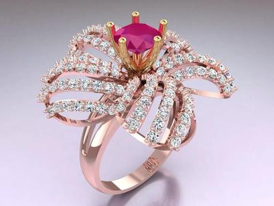 Flower Rings - Womens Ring - N4430