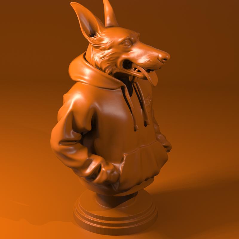 Urban German Shepherd Dog Bust