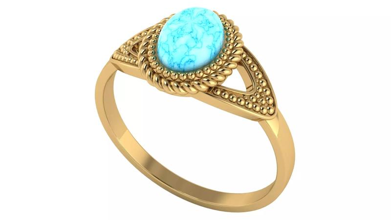 Vintage Woman Ring Size 63