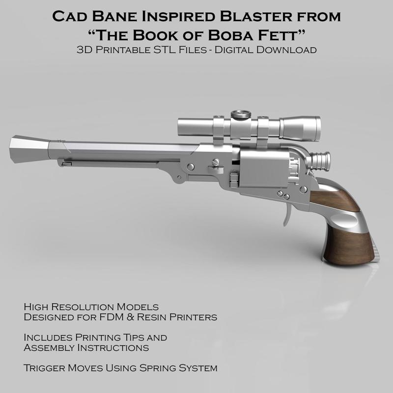 Cad Bane Inspired Blaster - Book of Boba Fett