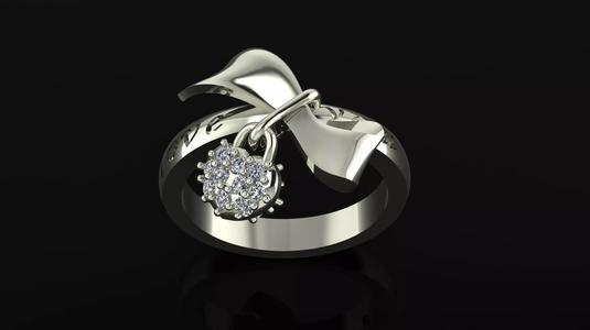 Girl ring bow  129