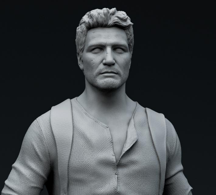 Uncharted 4 Nathan Drake Statue