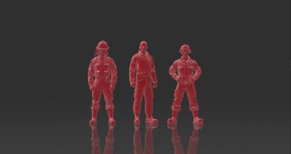🚒 3 Pack Set 2 - Firefighters H0 | Firefighters H0 - 3 Pack Set 2