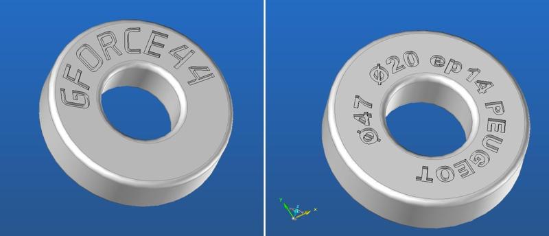 false bearing 47 x 20 x 14 PEUGEOT