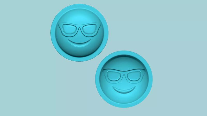 Emoji 06 Sunglass - Molding Arrangement EVA Foam Craft