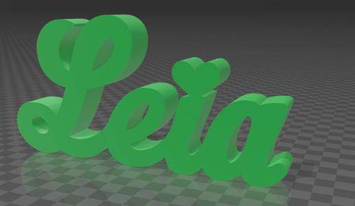 3d first name: Leïa