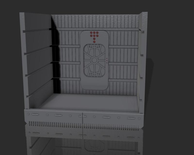 Star Wars Trash Compactor (A New Hope) Diorama