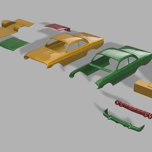 1/12 scale  1961 chevy impala