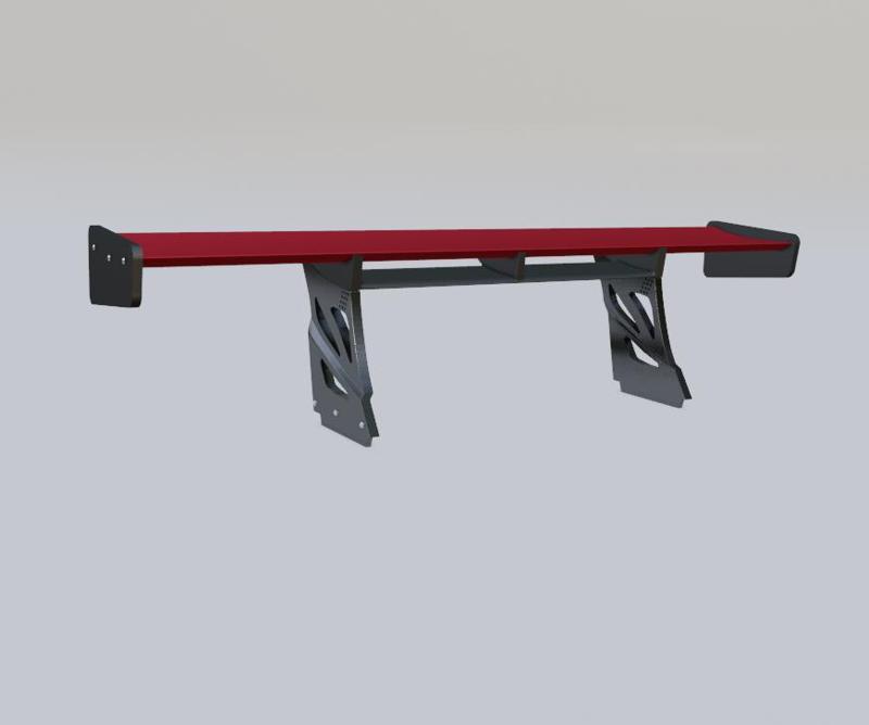 Spoiler BAL racing POUR MAQUETTE 1:24 1:25 1:18