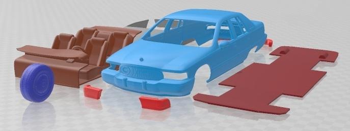 Buick Roadmaster Sedan 1991 Printable Car