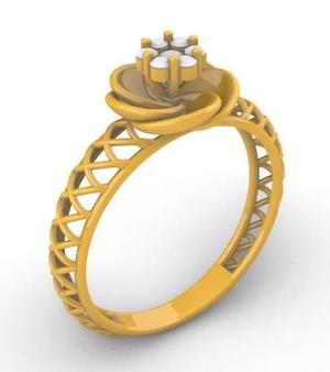 Swivel Mesh Diamond Ring
