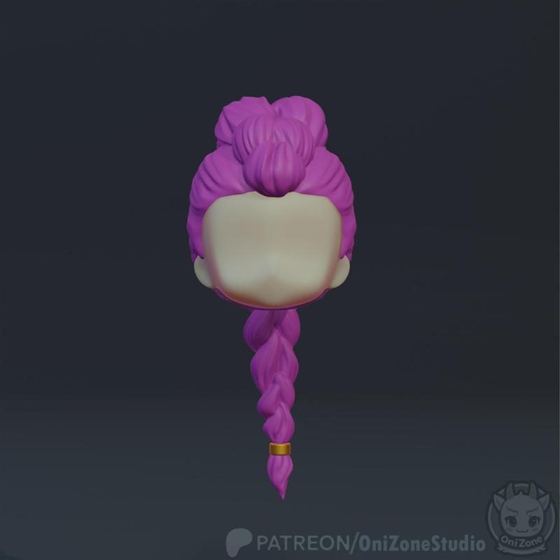 Rumi Custom Hair for Nendoroid - KPOP Demon Hunters