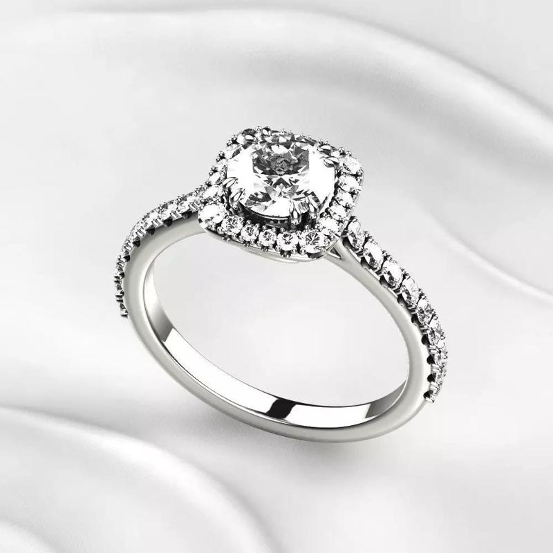 Tiffany Soleste Style Golden Ring