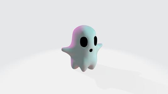 Ghost toy, decoration - 3d model