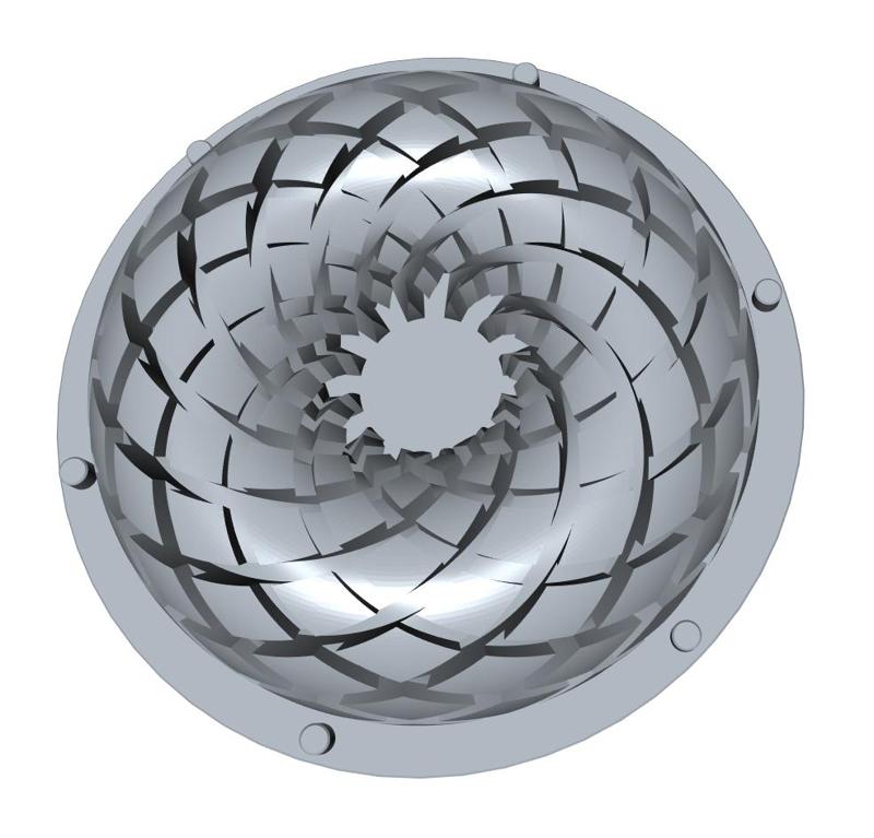 Rodin Coil TORUS .STL 120mm. x 58mm. Diameter Coil | Drawing of Silicone Mold | Vortex Wave Field Generator | PEMF Coil 2 x 12 groves