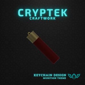 01. Birdshot Ammunition - Winchestern - Feathered Fun: Birdshot Winchester Ammo Keychain 3D Print File - Military Ammunition Fashion - ShotgunAmmunition