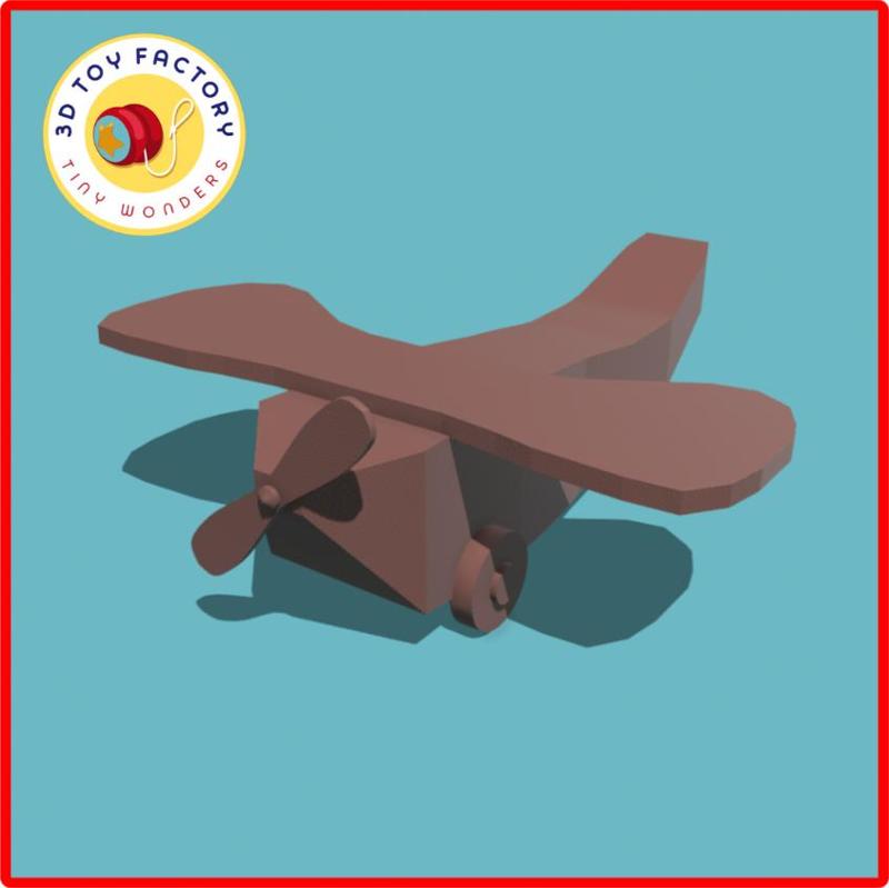 Low Poly Toy Plane