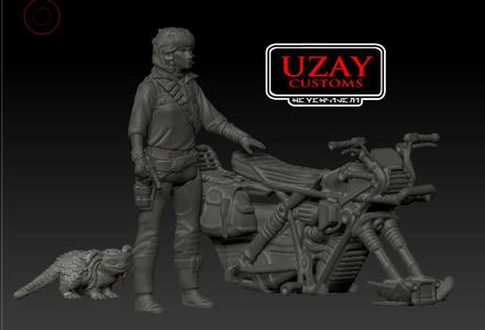 Star wars outlaws Kay vess Speeder bike 3D print model
