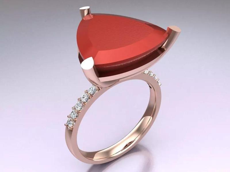 Triangle Stone Rings - Womens Rings - N729956