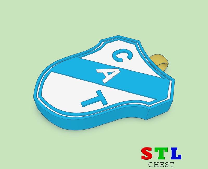 TEMPERLEY COAT OF ARMS KEYCHAIN / PENDANT