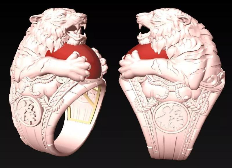 Tiger Rings - Mens rings - N252