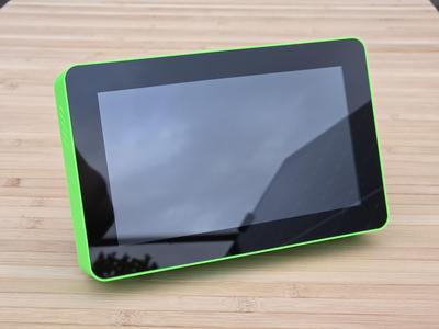 Raspberry Pi 7" Touch Display 2 Frame for RaspberryPi 4 - Horizontal - incl. Cutout - by Nerdiy.de