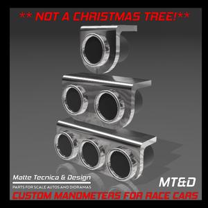 Another 52mm Manometers for Scale auto and dioramas dashboards (3 options)